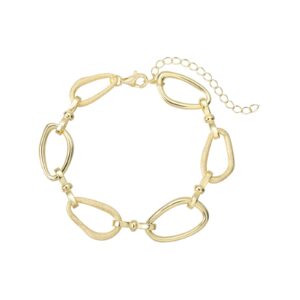 צמיד חוליות בשילוב מוברש